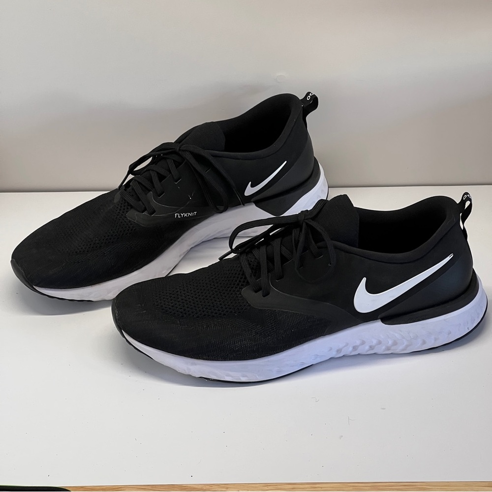 Size 14 - Nike Odyssey React 2 Flyknit Black 2019 - AH1015-010.